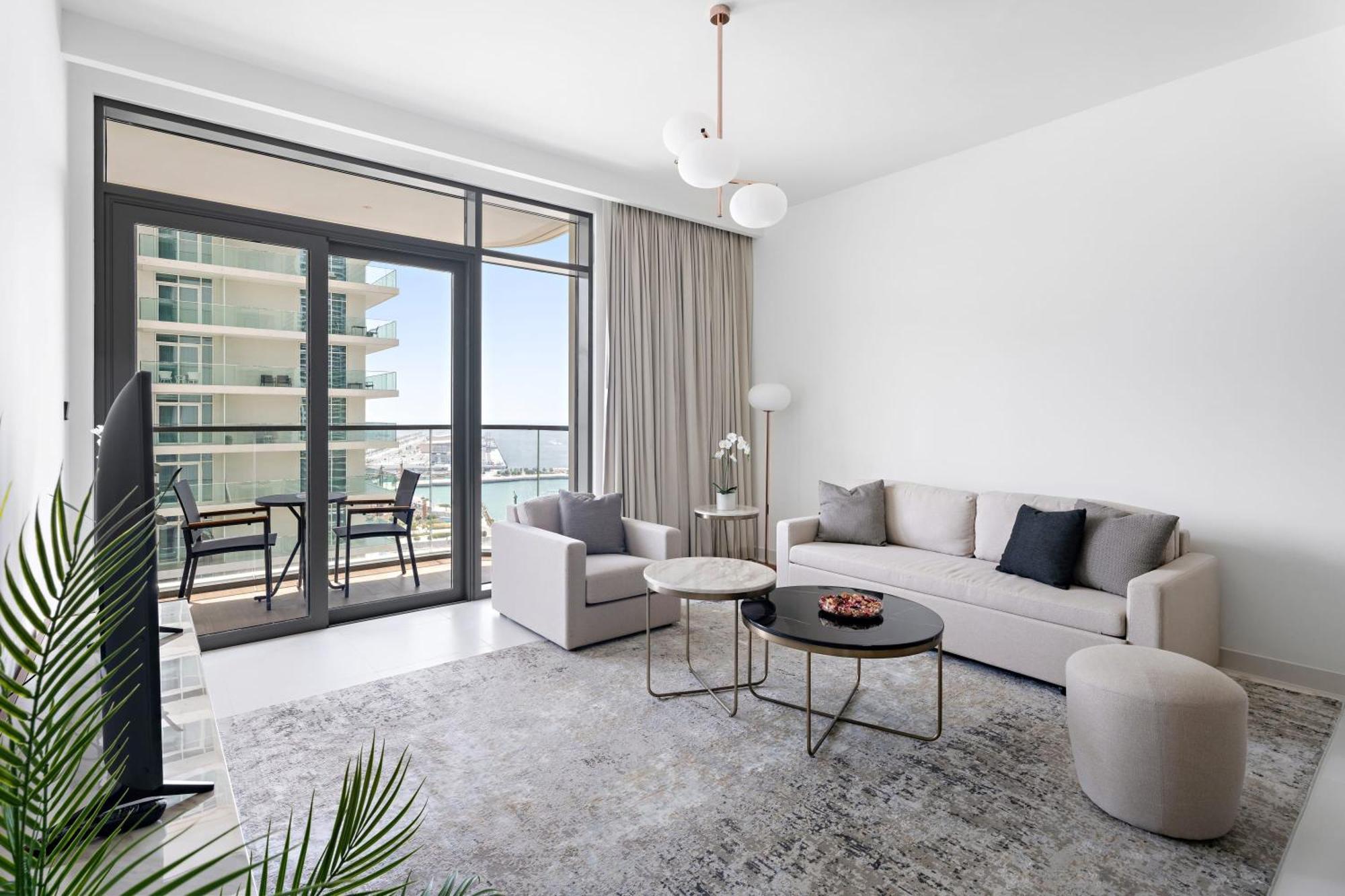 Silkhaus Sea & Palm View 1bdr In Marina Vista Apartment *